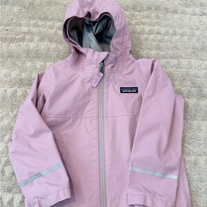 Patagonia Baby Toddler Torrentshell Rain Jacket Purple Mauve 2T